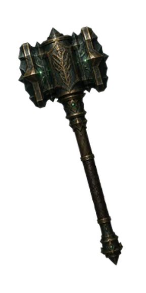 Lunarite Maul, an item in Vireldan Idle