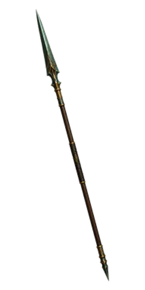 Lunarite Spear, an item in Vireldan Idle