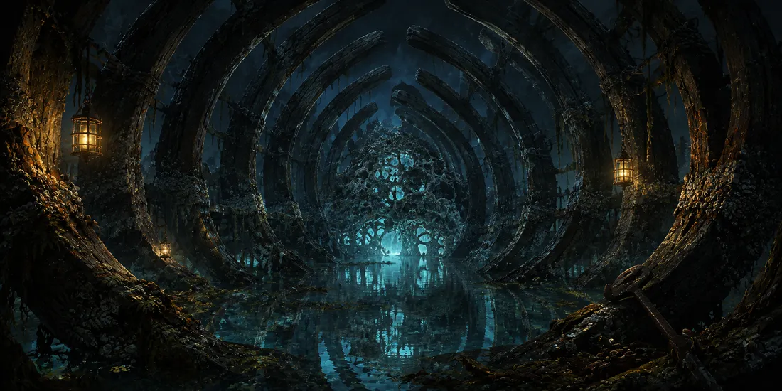 Shipbone Deeps, a dungeon in Vireldan Idle