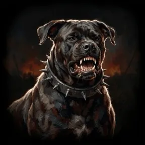 Shadow Mastiff, a beast of Vireldan
