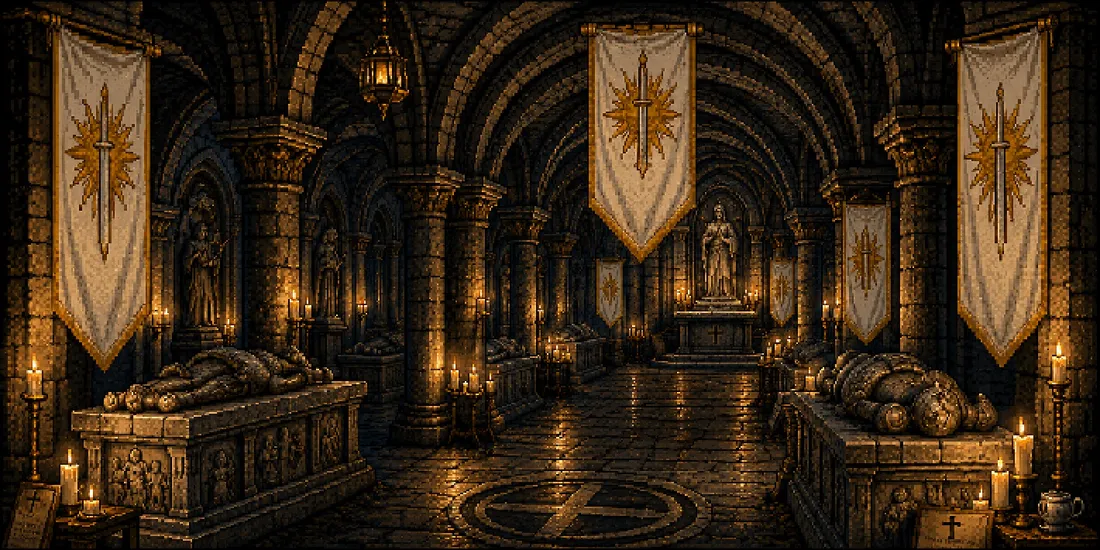 Darrenton Crypts, a dungeon in Vireldan Idle