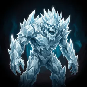 Ice Mephit, a caster of Vireldan