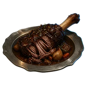 Masterwork Braised Elk Shank, an item in Vireldan Idle