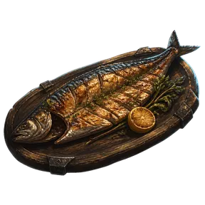 Grilled River Mackerel, an item in Vireldan Idle