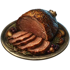 Masterwork Roast Stag Haunch, an item in Vireldan Idle