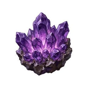Rough Amethyst, an item in Vireldan Idle