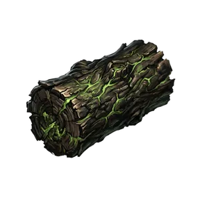 Blightwood Log, an item in Vireldan Idle