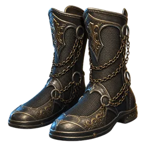 Lunarite Chain Boots, an item in Vireldan Idle