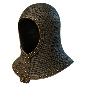 Masterwork Iron Chain Coif, an item in Vireldan Idle
