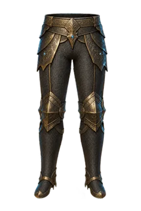 Lunarite Chain Greaves, an item in Vireldan Idle