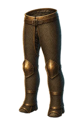 Masterwork Bronze Chain Greaves, an item in Vireldan Idle