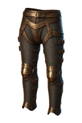 Masterwork Iron Chain Greaves, an item in Vireldan Idle