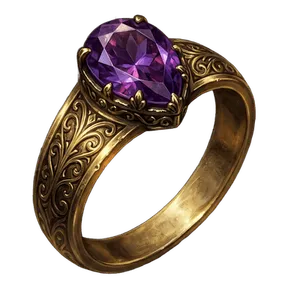 Gold Ring of the Courtier Cut, an item in Vireldan Idle