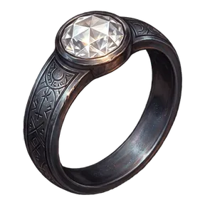 Meteoric Ring of the Ritualist Cut, an item in Vireldan Idle