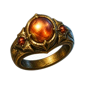 Flame Pearl Ring, an item in Vireldan Idle