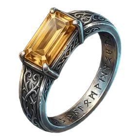 Silver Ring of the Bullion Cut, an item in Vireldan Idle