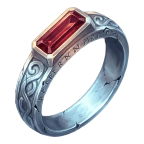 Truesilver Ring of the Bullion Cut, an item in Vireldan Idle