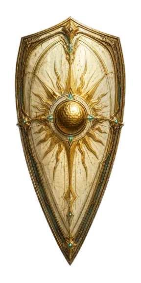 Sun-Disc Aegis, an item in Vireldan Idle