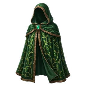 Verdant Cloak, an item in Vireldan Idle