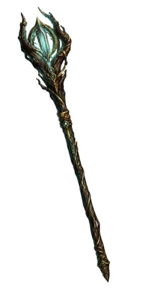 Old Rite Greatstaff, an item in Vireldan Idle
