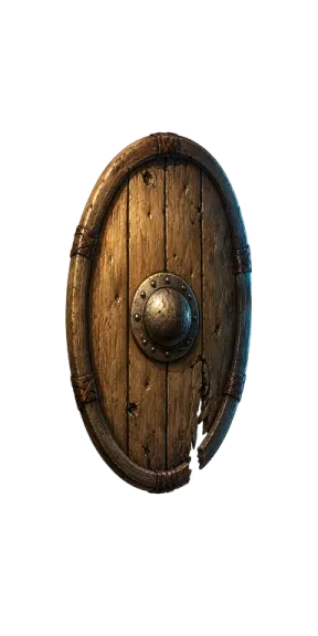 Wooden Shield, an item in Vireldan Idle