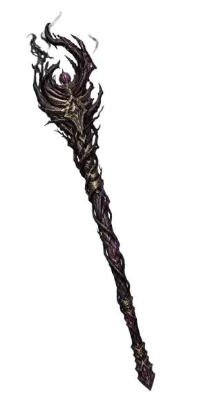 Masterwork Blightwood Staff, an item in Vireldan Idle