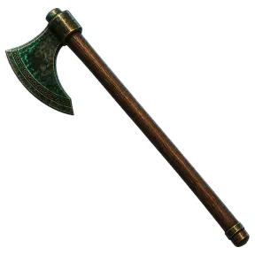 Lunarite Axe, an item in Vireldan Idle