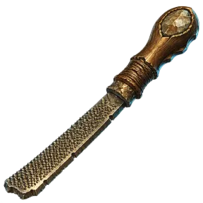 Tectonite Bowyer’s Rasp, an item in Vireldan Idle