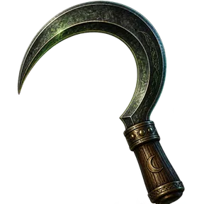 Lunarite Sickle, an item in Vireldan Idle