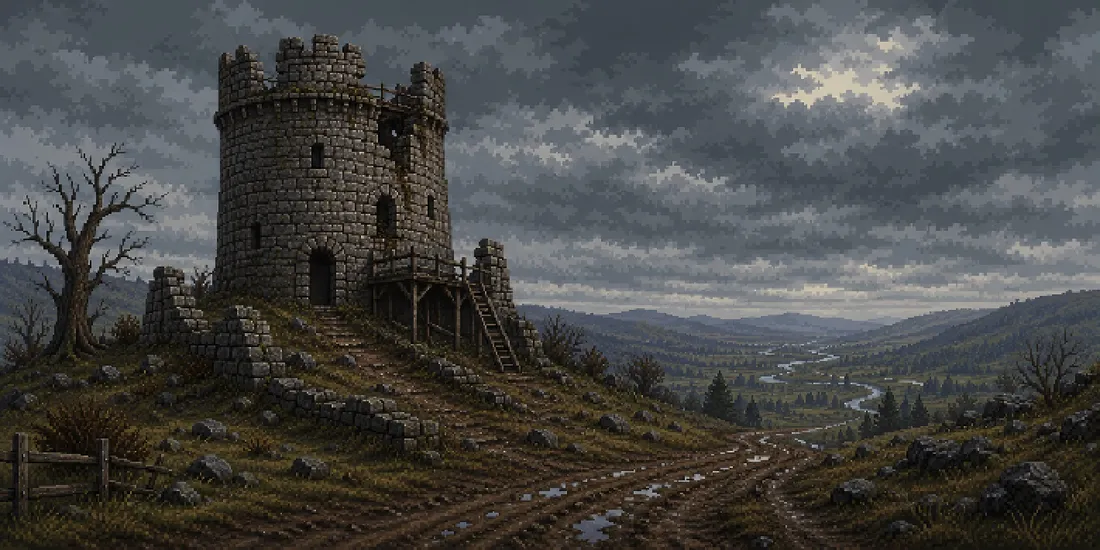 Old Watchtower, a dungeon in Vireldan Idle