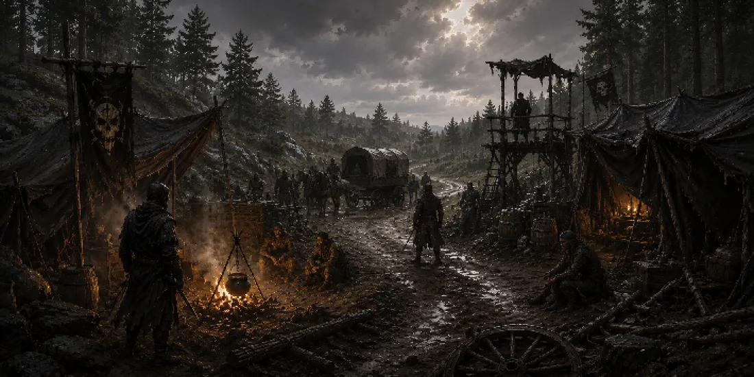 Roadside Bandit Camp, a dungeon in Vireldan Idle