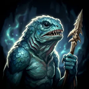Sahuagin Raider, a beast of Vireldan