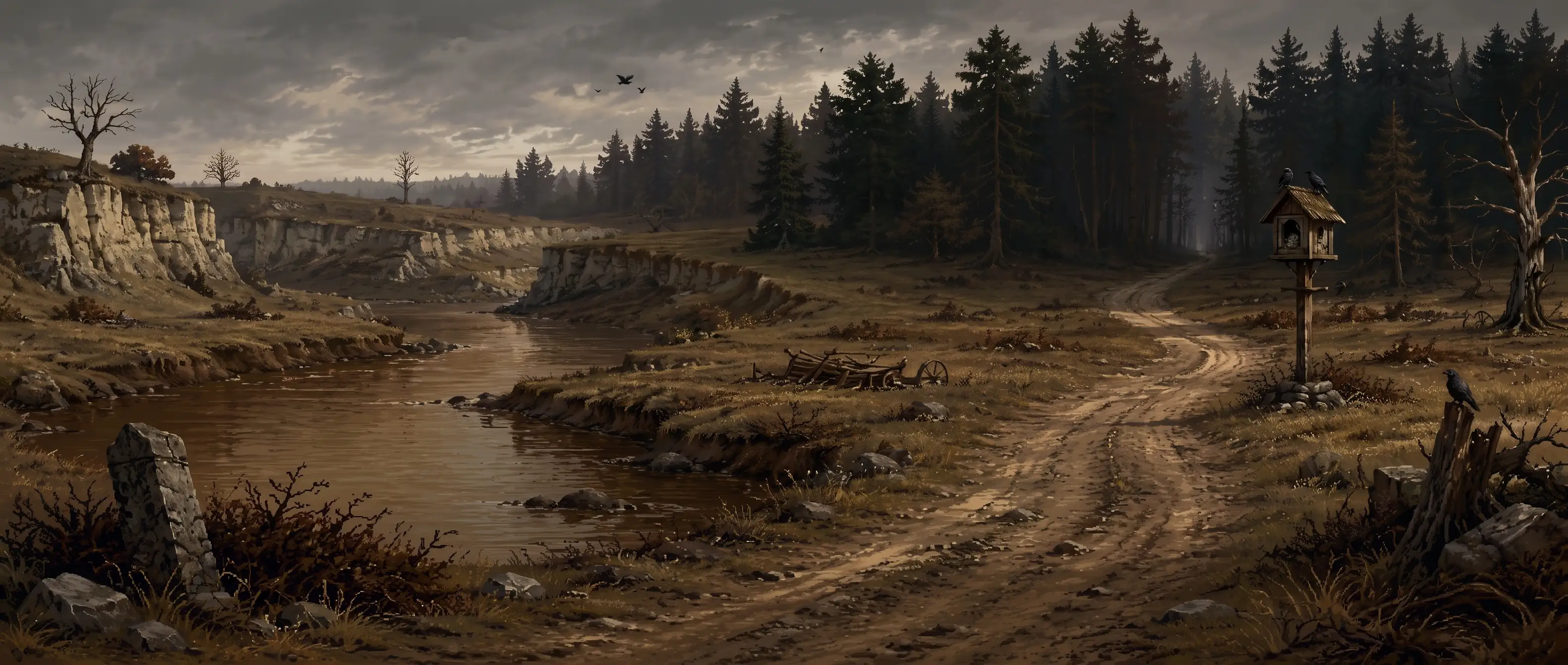 Southern Corridor, painted