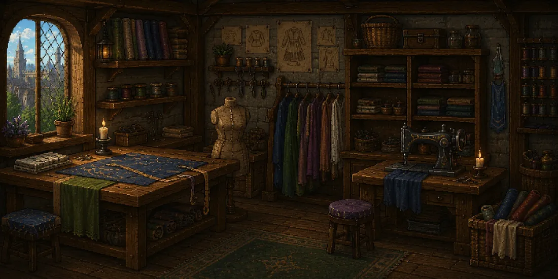 Tailoring in Vireldan Idle