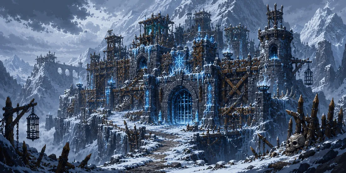 Threvin Frostwatch Bastion, a dungeon in Vireldan Idle