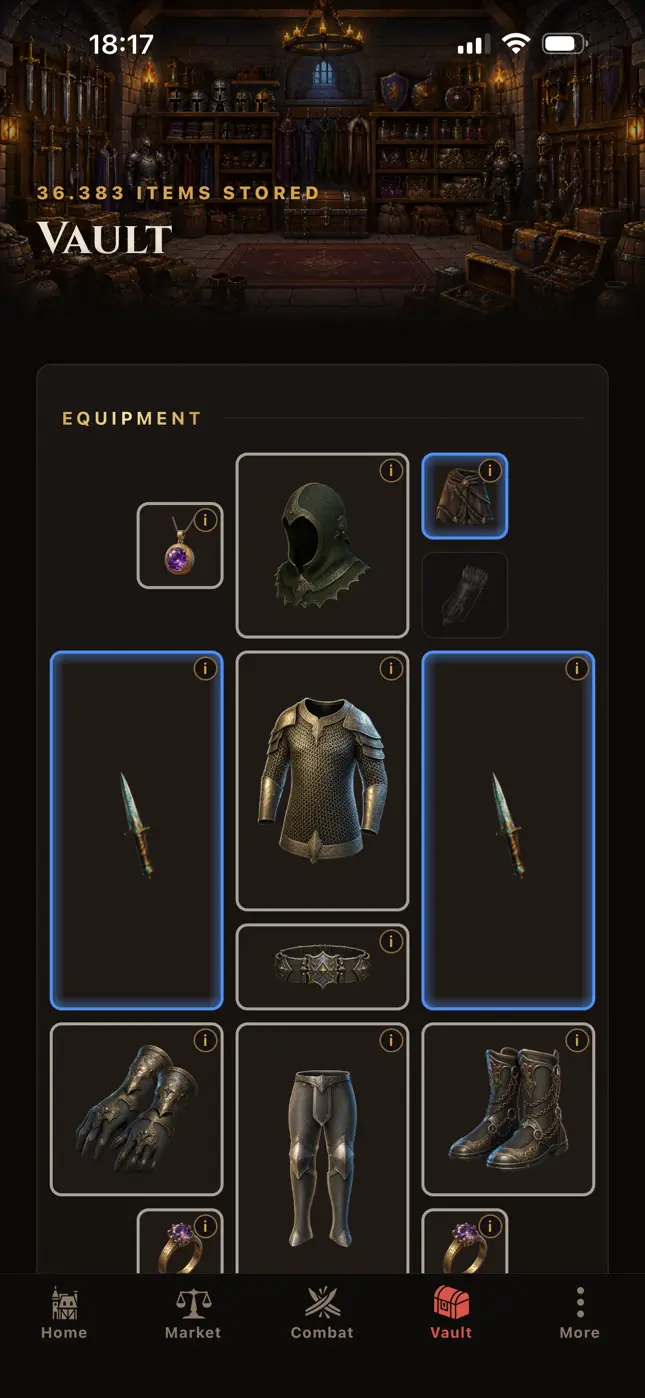 Vireldan Idle: A vault worth filling